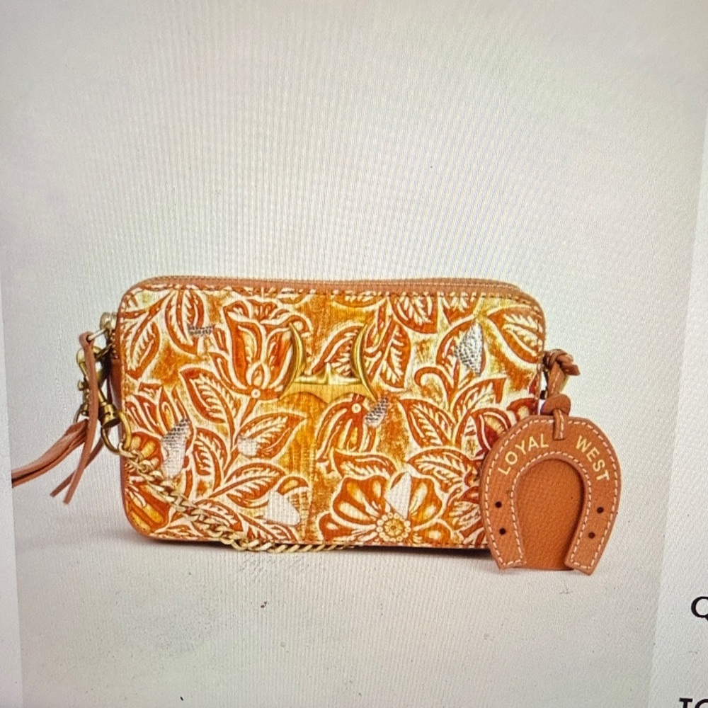 Leather hand tooled Women's Bag
